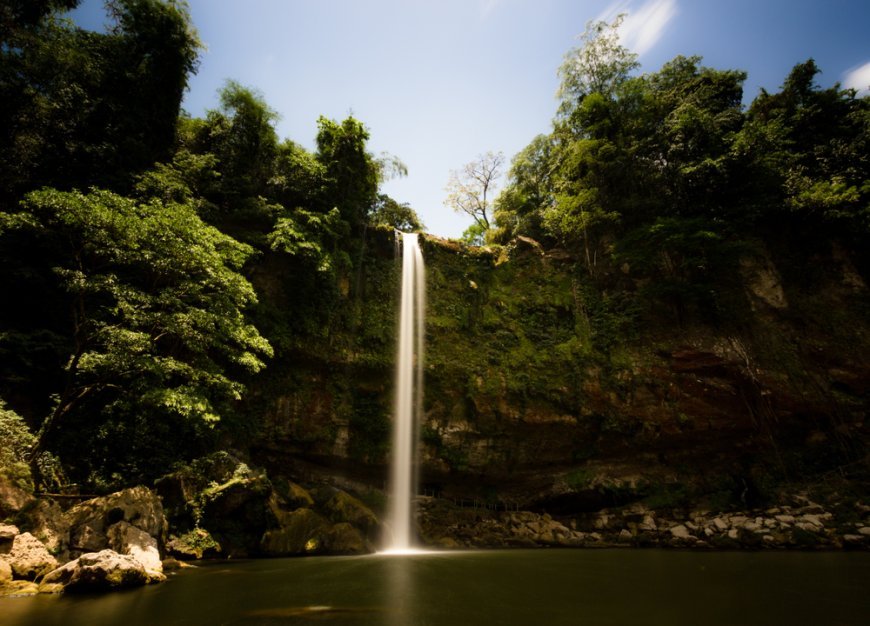 Visita una cascada termal en Chiapas