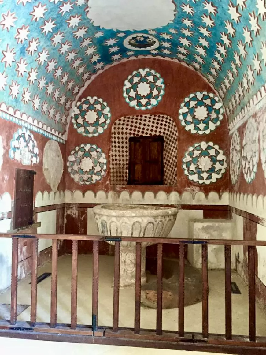 Pila Bautismal dentro de la iglesia de Uayma