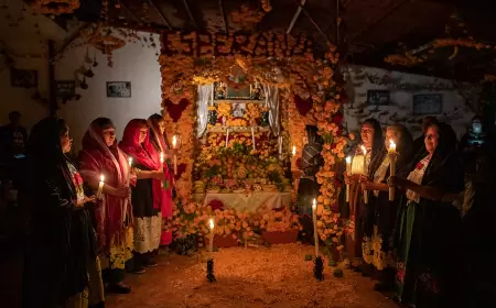 Fiesta de las Ánimas en Janitzio, Michoacán