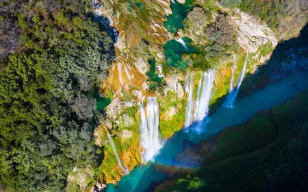 Atrévete a conocer espacios naturales: Cascada Tamul, ritual acuático para iniciar el año.