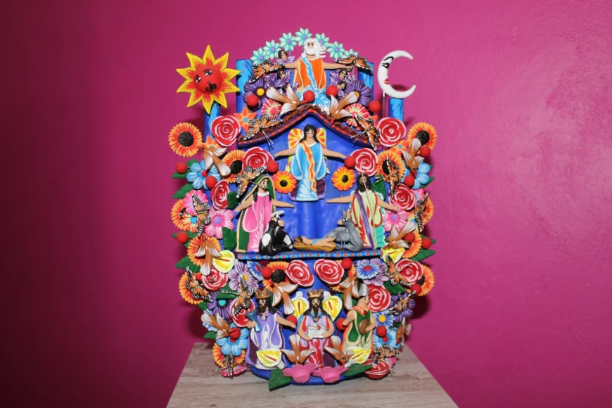 Un Árbol de la Vida para Navidad: una artesanía desde Metepec
